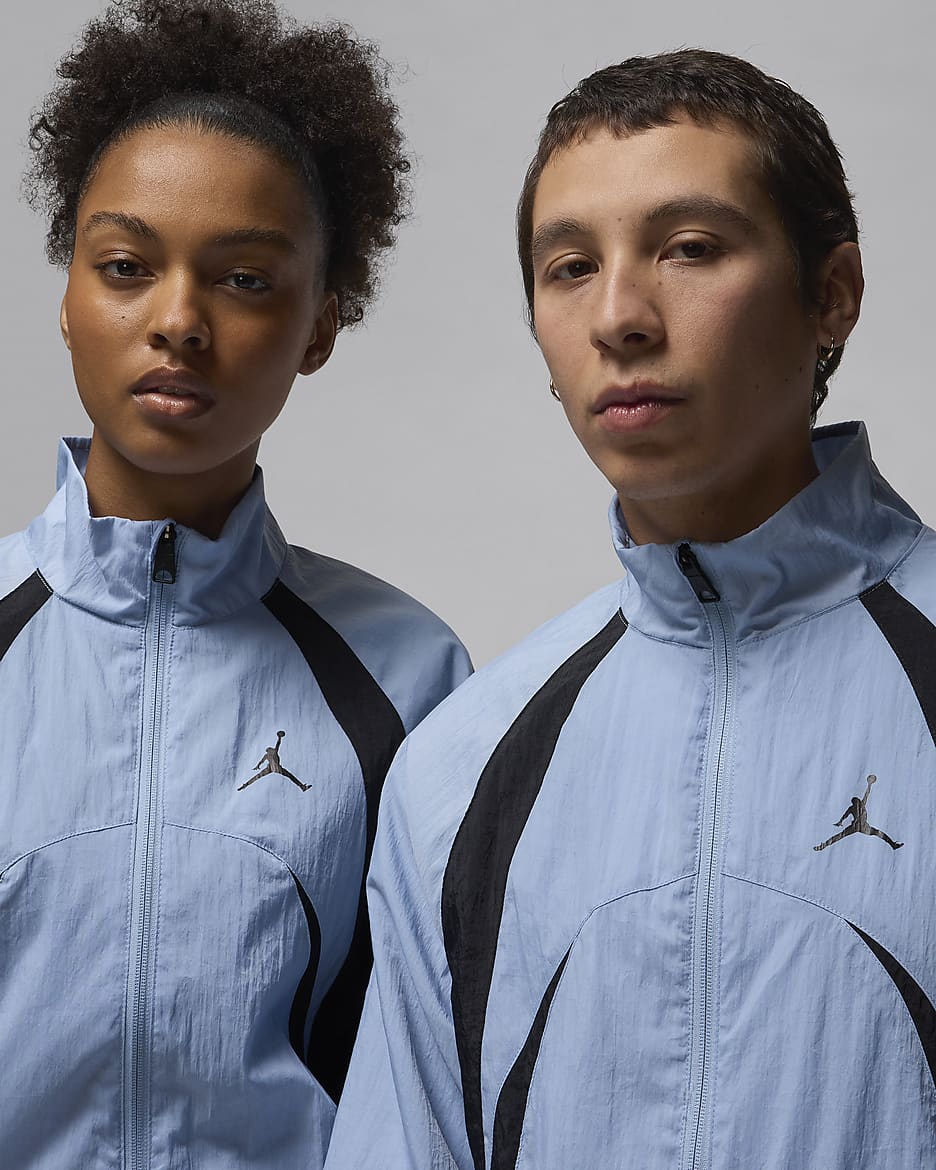 Black and blue jordan jacket on sale